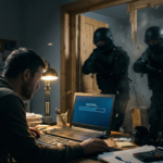 Dashboard view of secure gun inventory software showing rifle list